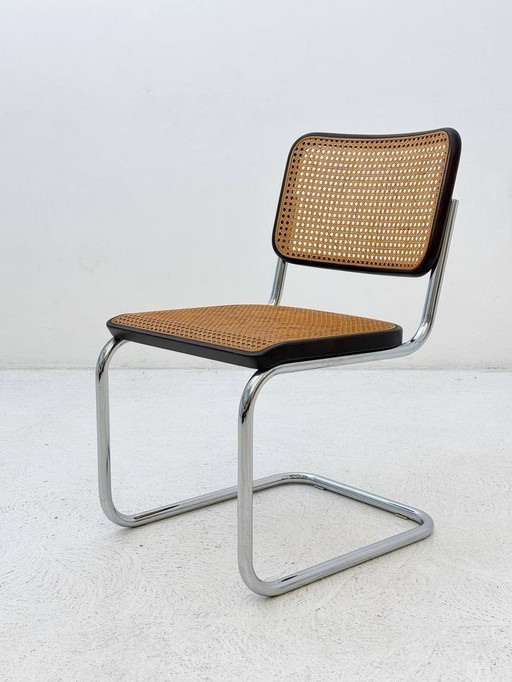 Thonet Cesca Chaises Piétement Cantilever Par Marcel Breuer S32 V