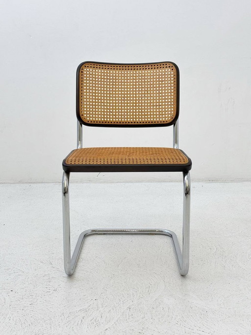 Thonet Cesca Chaises Piétement Cantilever Par Marcel Breuer S32 V