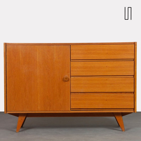 Image 1 of Commode vintage modèle U-458 en chêne par Jiri Jiroutek pour Interier Praha, Tchécoslovaquie 1960