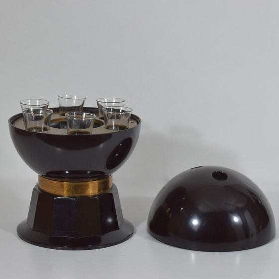 Image 1 of Meuble à liqueur vintage en bakélite par EVANS, U.S.A.1940