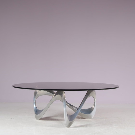 Image 1 of Table basse "Snake" par Knut Hesterberg pour Ronald Schmidt, Allemagne 1970