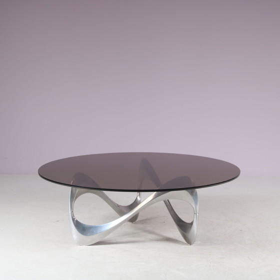 Image 1 of Table basse "Snake" par Knut Hesterberg pour Ronald Schmidt, Allemagne 1970