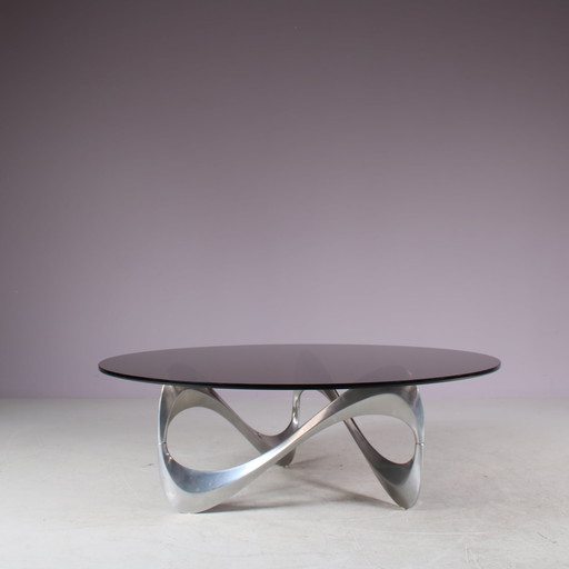 Table basse "Snake" par Knut Hesterberg pour Ronald Schmidt, Allemagne 1970