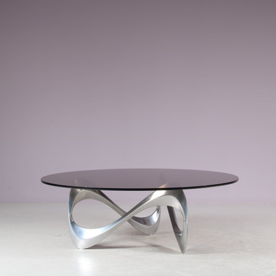 Image 1 of Table basse "Snake" par Knut Hesterberg pour Ronald Schmidt, Allemagne 1970