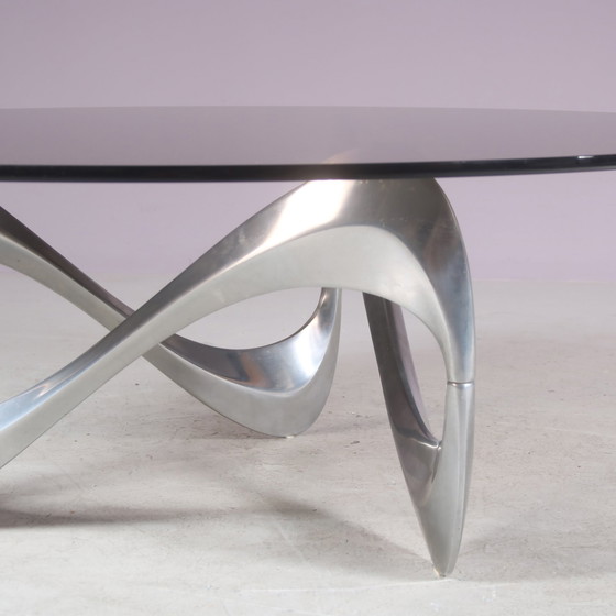 Image 1 of Table basse "Snake" par Knut Hesterberg pour Ronald Schmidt, Allemagne 1970