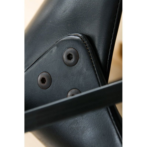 Image 1 of Chaise longue vintage noire modèle Lupina de Niko Kralj pour Stol Kamnik, années 1970