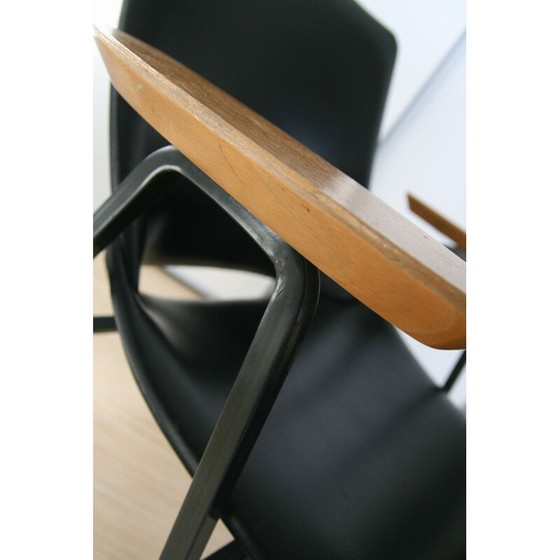 Image 1 of Chaise longue vintage noire modèle Lupina de Niko Kralj pour Stol Kamnik, années 1970
