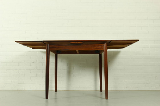 Image 1 of Table de salle à manger danoise en palissandre par Niels O Moller pour Jl Moller, 1960S Danemark