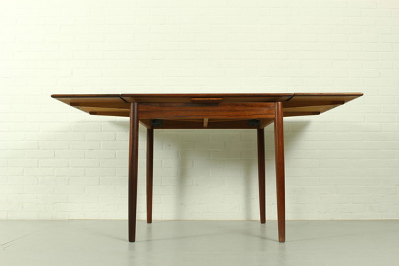 Image 1 of Table de salle à manger danoise en palissandre par Niels O Moller pour Jl Moller, 1960S Danemark