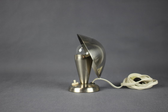 Image 1 of Lampe de table Bauhaus vintage en chrome par Josef Hurka, Tchécoslovaquie, années 1930