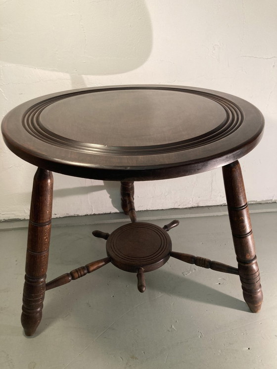 Image 1 of Table basse moderniste française à bobines