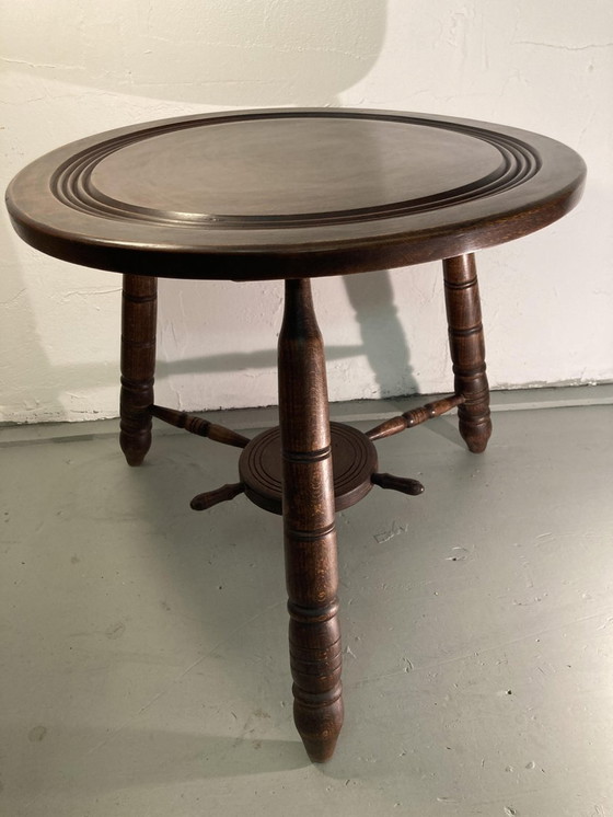 Image 1 of Table basse moderniste française à bobines