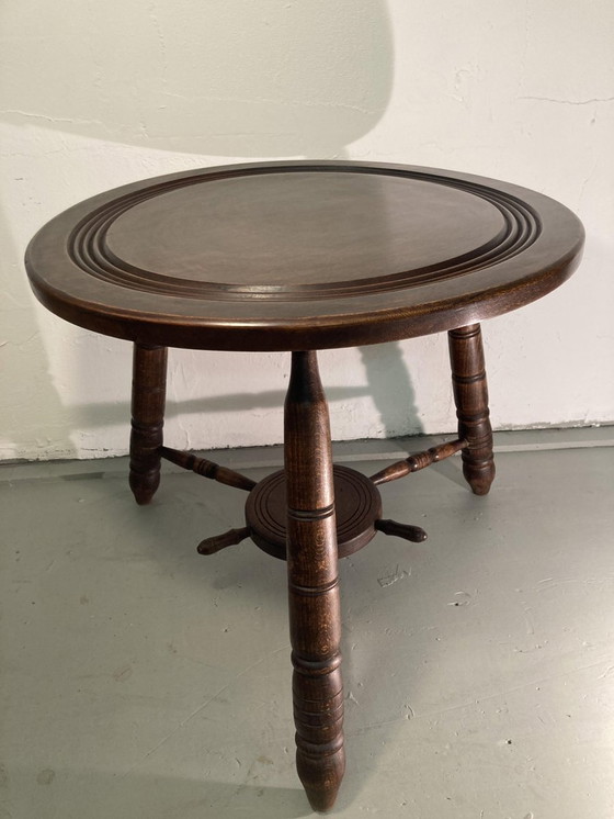 Image 1 of Table basse moderniste française à bobines