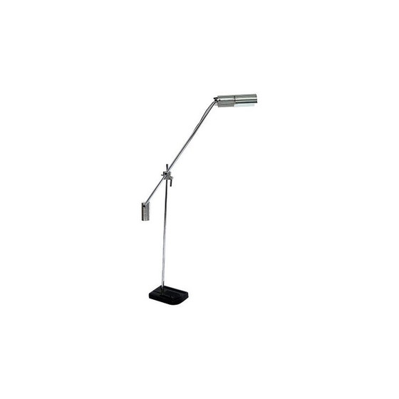 Image 1 of Lampadaire vintage en métal chromé, Suisse 1970