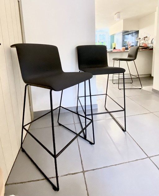 4X Tabourets de bar Bulo Tab par Alain Berteau