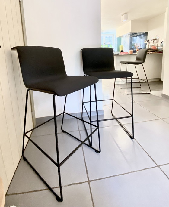 Image 1 of 4X Tabourets de bar Bulo Tab par Alain Berteau