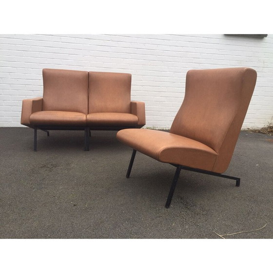 Image 1 of Ensemble de salon vintage, modèle Miami, par Pierre Guariche pour Meurop, années 1950
