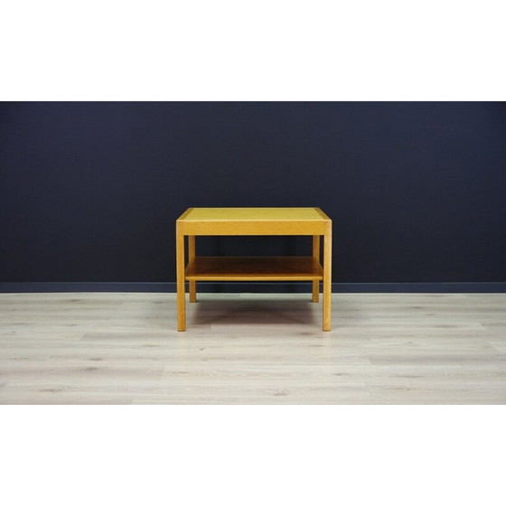 Image 1 of Table basse en frêne, design danois, années 1960, designer : Hans J. Wagner, fabricant : Andreas Tuck