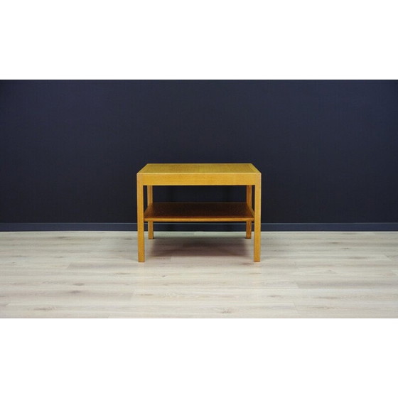 Image 1 of Table basse en frêne, design danois, années 1960, designer : Hans J. Wagner, fabricant : Andreas Tuck