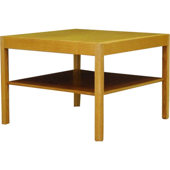 Image 1 of Table basse en frêne, design danois, années 1960, designer : Hans J. Wagner, fabricant : Andreas Tuck