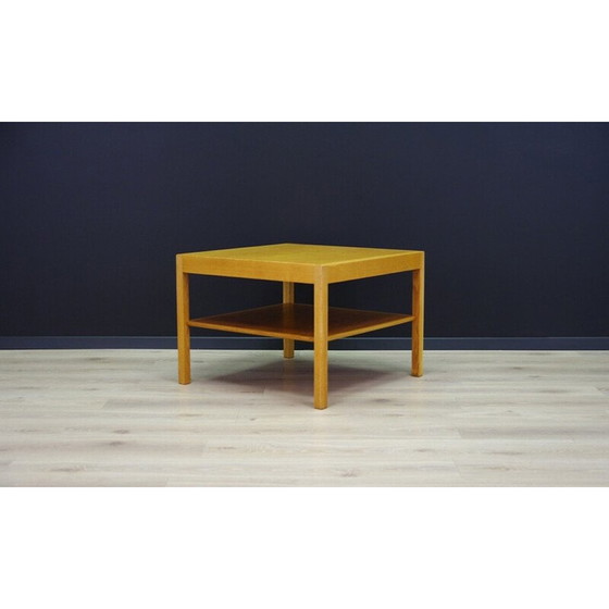 Image 1 of Table basse en frêne, design danois, années 1960, designer : Hans J. Wagner, fabricant : Andreas Tuck