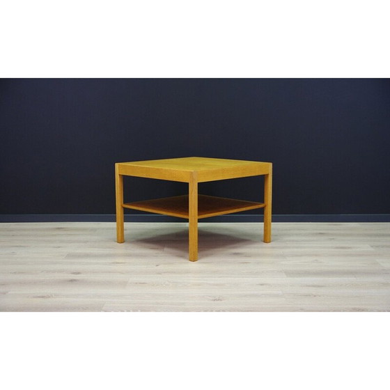 Image 1 of Table basse en frêne, design danois, années 1960, designer : Hans J. Wagner, fabricant : Andreas Tuck