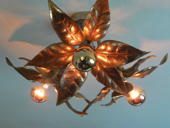 Image 1 of Vintage Hollywood Regency Willy Daro 3 Lampes pour Massive
