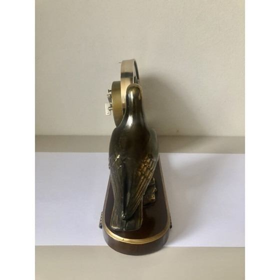Image 1 of Horloge vintage en bois, Allemagne 1960