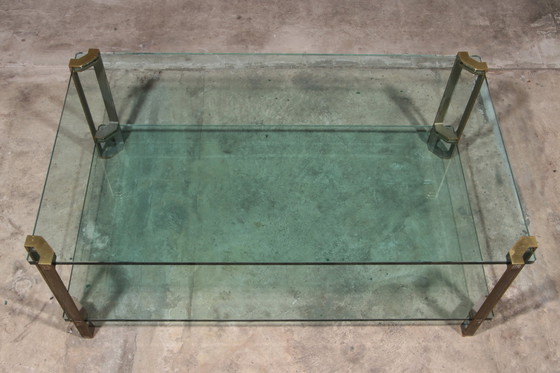 Image 1 of Table basse en verre vintage de Peter Ghyczy, modèle T24