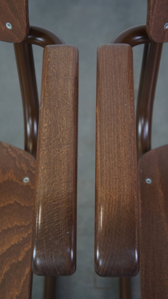 Image 1 of 2 X Thonet Modèle S43 Chaise de salle à manger/de chevet avec accoudoirs