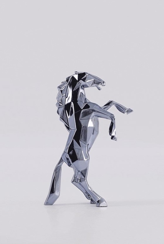 Image 1 of Richard Orlinski Horse Spirit Grey