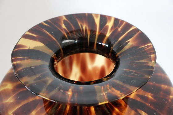 Image 1 of Grand vase italien en verre d'art de Murano