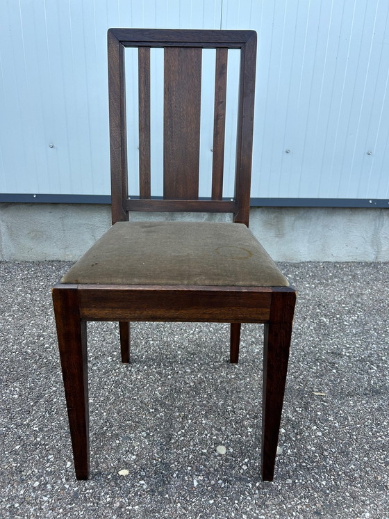 Image 1 of Paire De Chaises Art Deco 