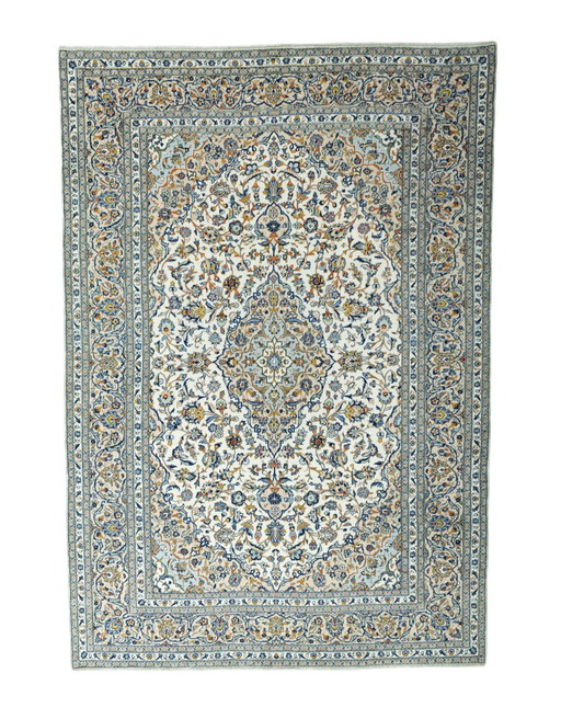 Tapis d'Orient liège Kashan noué à la main - 357 X 247