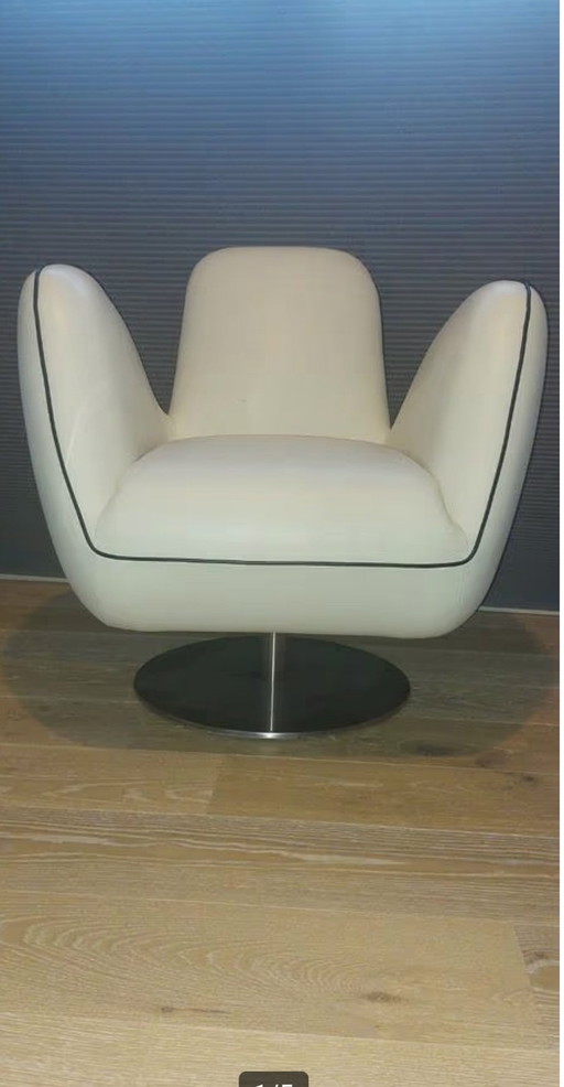 Fauteuil pivotant crème de Topform