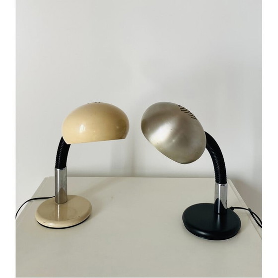 Image 1 of Paire de lampes de table flexibles vintage par Gammalux, Italie années 1960