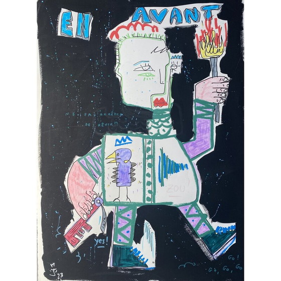 Image 1 of Technique mixte vintage "Série Brut" par Jazzu