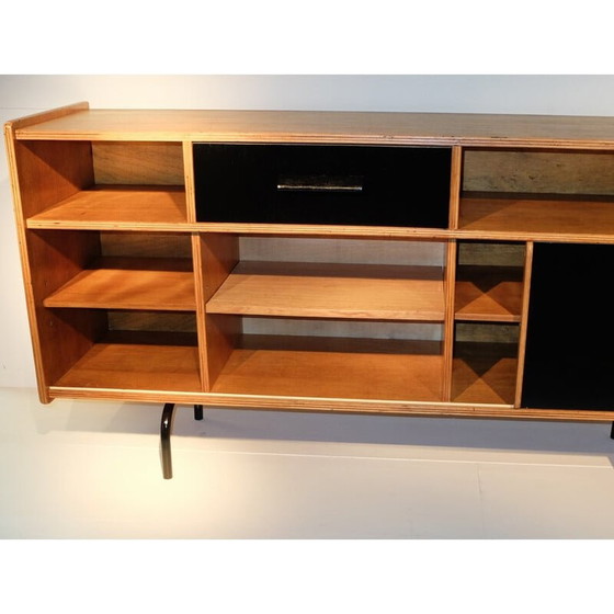 Image 1 of Buffet haut vintage en bois de chêne par Raphael Raffel, 1950s