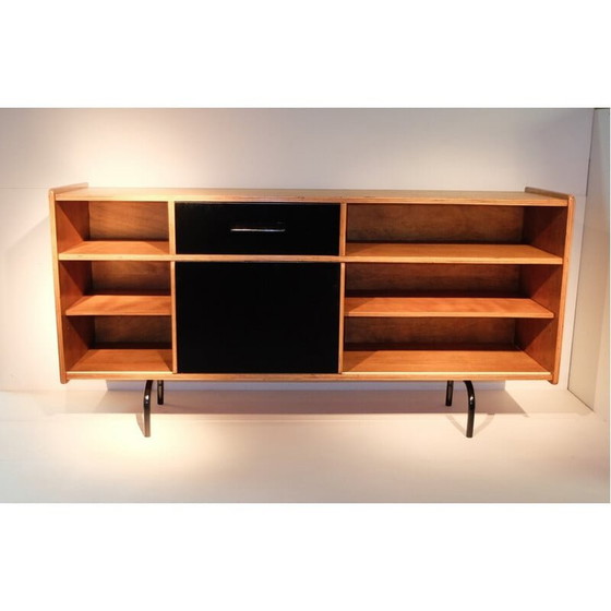 Image 1 of Buffet haut vintage en bois de chêne par Raphael Raffel, 1950s