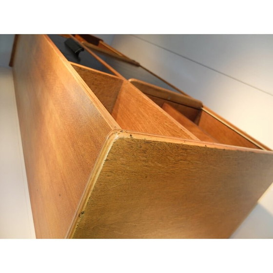 Image 1 of Buffet haut vintage en bois de chêne par Raphael Raffel, 1950s