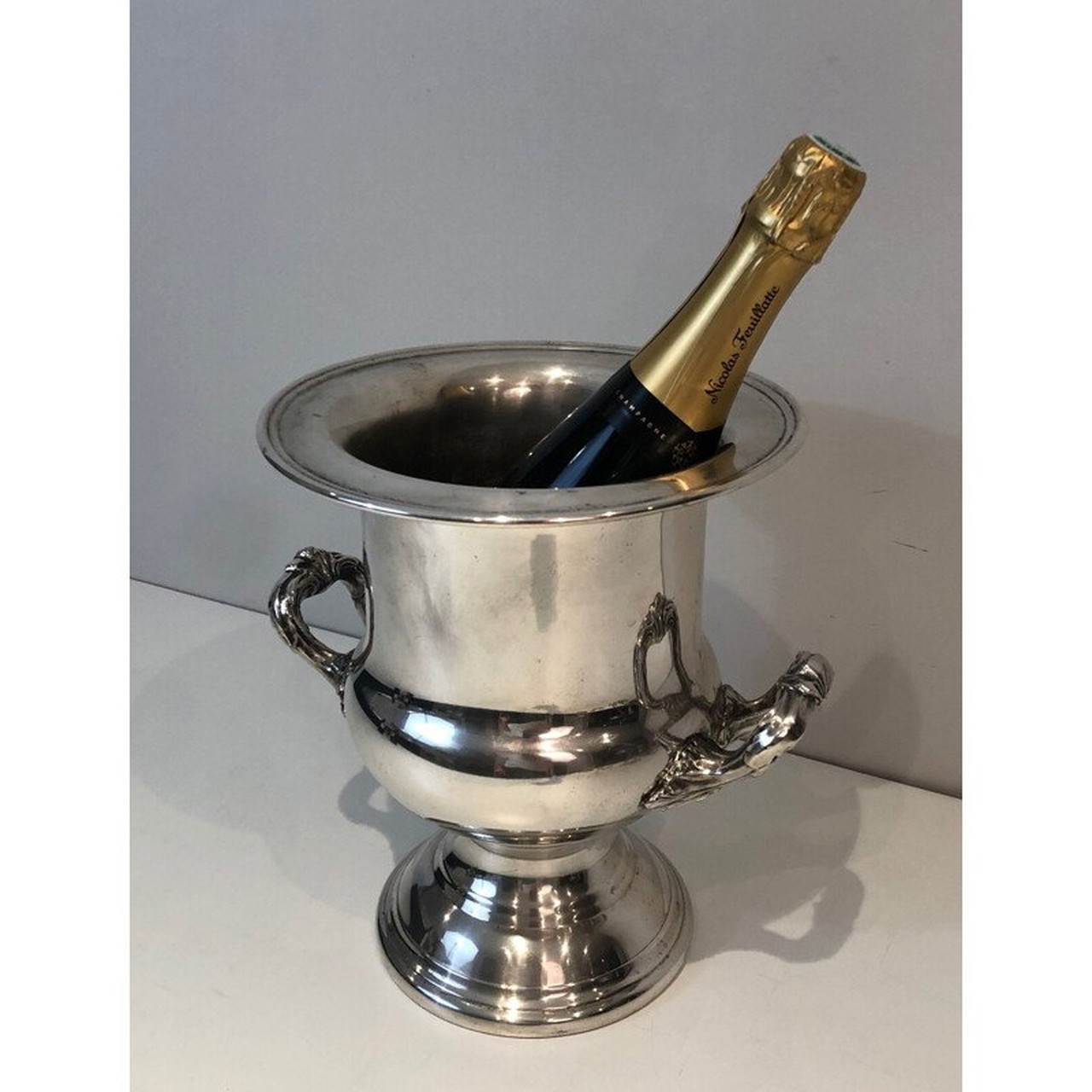 Seau à Champagne Vintage Métal - Made In France - Années 1970