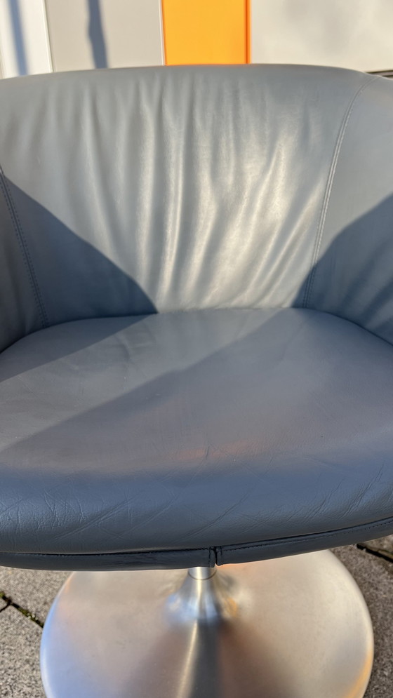 Image 1 of Walter Knoll Design Fauteuil Bob - Original Avec Pied Tulipe - Lot de 2