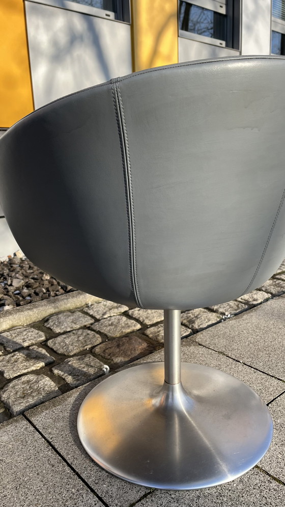 Image 1 of Walter Knoll Design Fauteuil Bob - Original Avec Pied Tulipe - Lot de 2