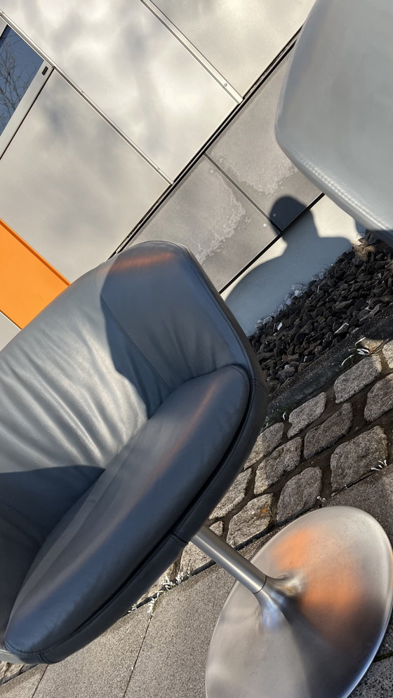 Image 1 of Walter Knoll Design Fauteuil Bob - Original Avec Pied Tulipe - Lot de 2