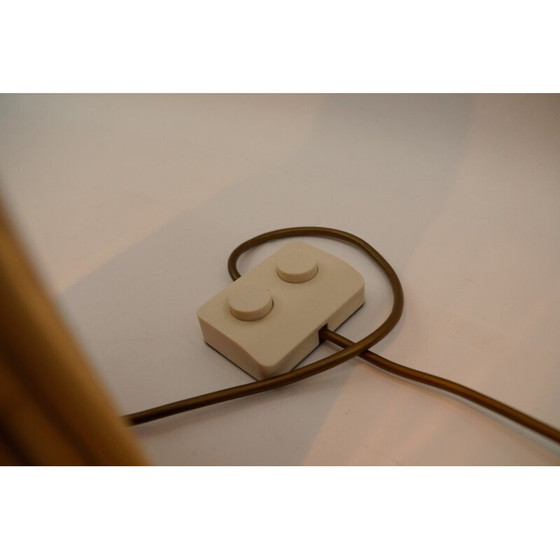 Image 1 of Lampe de table vintage en résine de bambou par Riccardo Marzi, Italie 1970