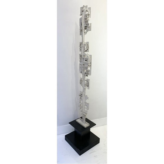 Image 1 of Sculpture vintage en bois blanc par André Pailler, France 1970