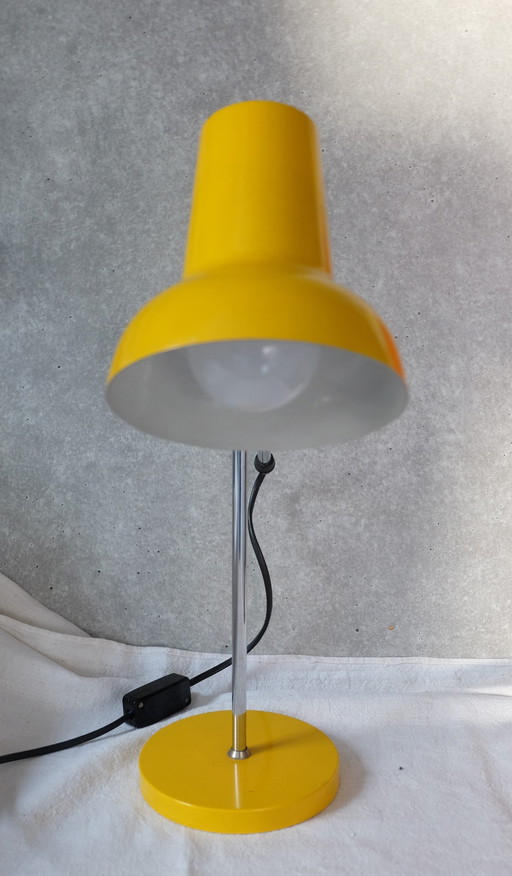 Lampe de bureau Lampe de chevet Réglable Années 70 Jaune Uk2Aeb