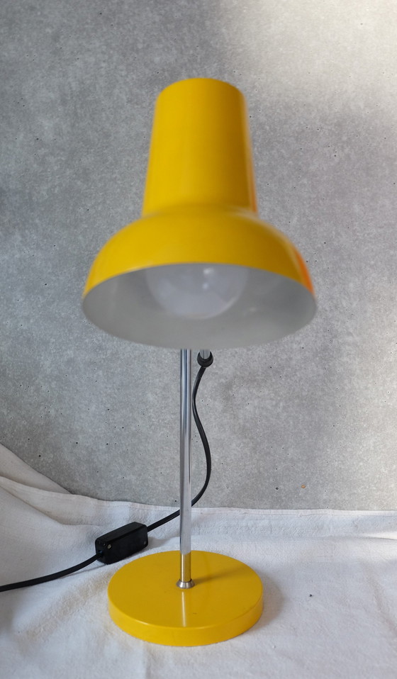 Image 1 of Lampe de bureau Lampe de chevet Réglable Années 70 Jaune Uk2Aeb