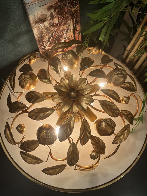 Image 1 of Banci Firenze Plafoniere Fruit Vintage Gold Gilded