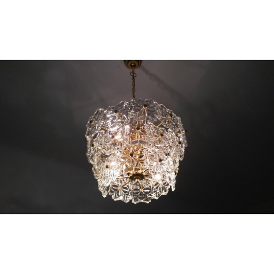 Image 1 of Lustre en verre vintage pour Kinkeldey - 1970